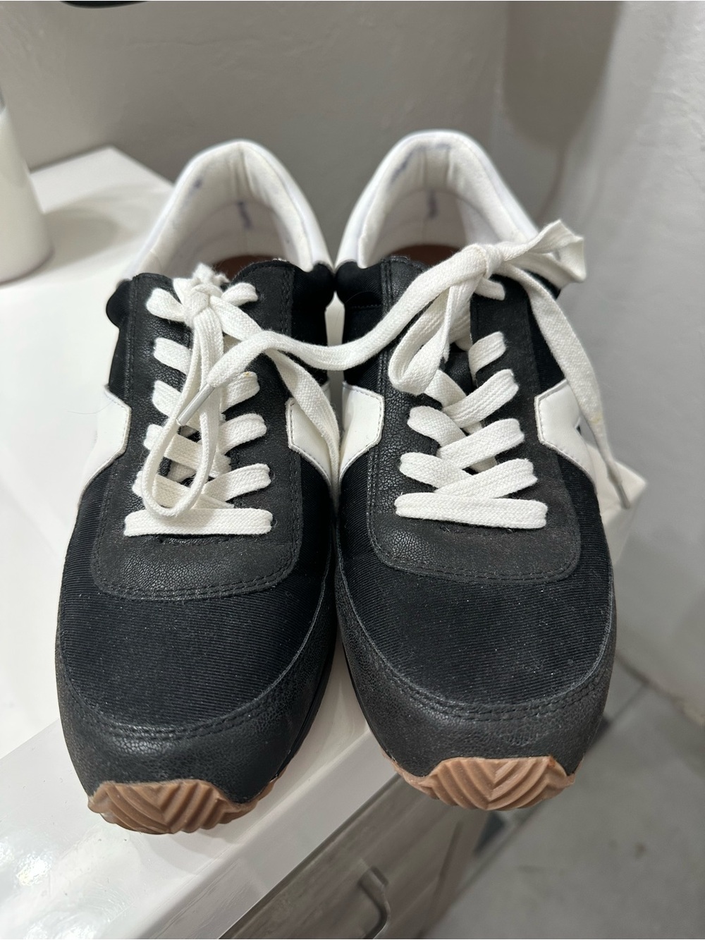 LOFT Black and White Athletic Sneakers